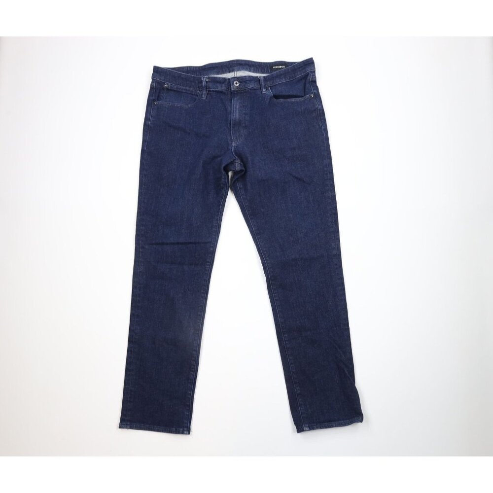 Bonobos Mens Size 38x32 Slim Fit Stretch Denim Jeans Pants Indigo Blue